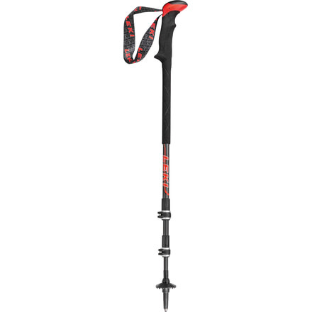 Leki Carbon TI Speedlock Trekking Poles-Silver