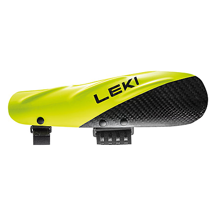Leki Forearm Guard Carbon, Carbon Structure/Neon Yellow, Small, 365040112
