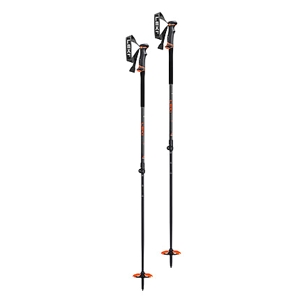 Leki Helicon Lite Ski Poles, 110 - 145cm, Neon Orange/Black, 65227431
