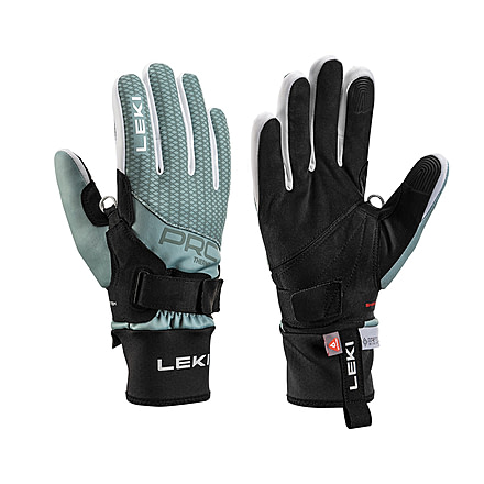Leki PRC Thermoplus Shark Gloves - Women's, Black-Ice Green, Extra Small, 652905301070