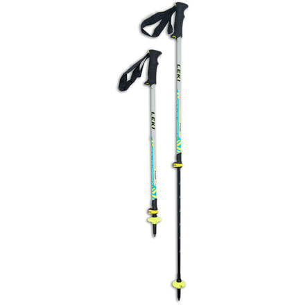 Leki Vario XS Trekking Poles - Kid's-White/Blue-110 cm