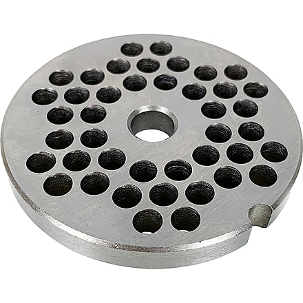 LEM Products #10/12 Grinder Plate - 1/4in Hole Size, Salvinox SS, 475SS-SAL