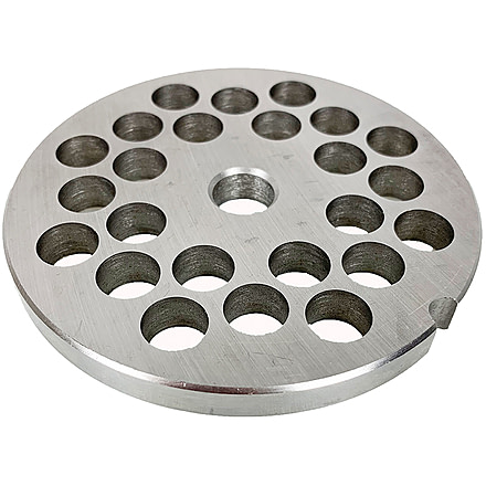 LEM Products #32 Grinder Plate - 1/2in Hole Size, Salvinox SS, 482SS-SAL