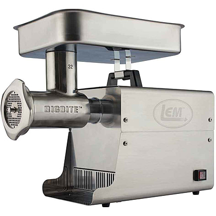 LEM Products Big Bite #32 1.5HP Stainless Steel Electric Grinder, Stainless, 17821
