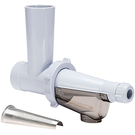 LEM Products Juicer/Strainer Grinder Attachment, White/Stainless, 1187