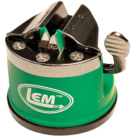 LEM Products Portable Countertop Knife Sharpener, Green, 980