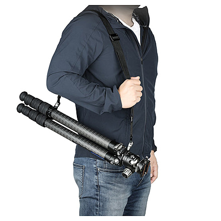 Leofoto 36LS Push Button Quick Detach Modular Tripod Strap, Black, Strap-36LS