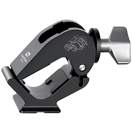 Leofoto BC-02 Binoculars Adapter, ARCA Style Dovetail Standard, 28-60mm dia., Black, BC-02