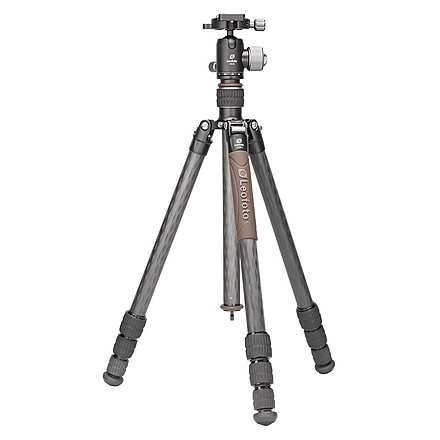 Leofoto LX-254CT/XB-32 Reversible Travel Tripod w/ Ball Head Set, Black, LX-254CT+XB-32
