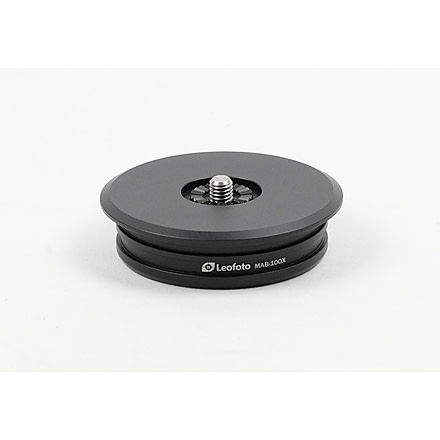 Leofoto MA-100X Bowl Adapter - Heads X Version w/ 100mm Bowls, Black, MA-100X
