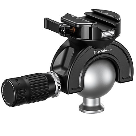 Leofoto MH-60X Full Dynamic Ball Head /w Handlebar Control for SA-X Series Tripods, Arca/Picatinny, Black, MH-60X