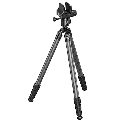 Leofoto SA-324CLX/MK-40X/GS-3 Outdoors Tripod w/ Ball Head and Clamp Set, Black, SA-324CLX+MK-40X+GS-3