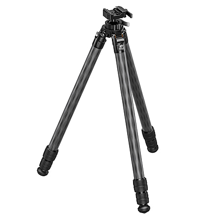 Leofoto ST-323CX Outdoors Tripod w/ Integrated Lever-Control Ballhead&amp;Lever-Release Clamp, Black, ST-323CX