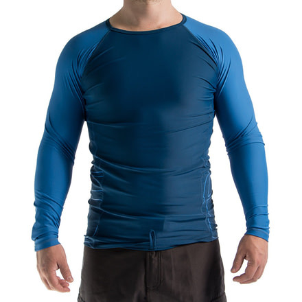 Level 6 Mercury Long Sleeve Rash Top - Men's-Poseidon-Small