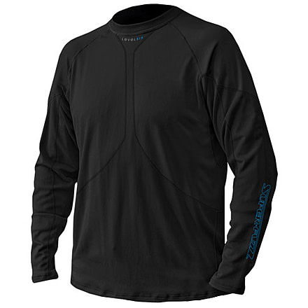 Level 6 Super Fuzz Fleece Top - Men's -Black-Small