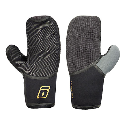 Level Six Gritstone Mitts, Black, Large/Extra Large, GMA-GRIT-BK-L/XL