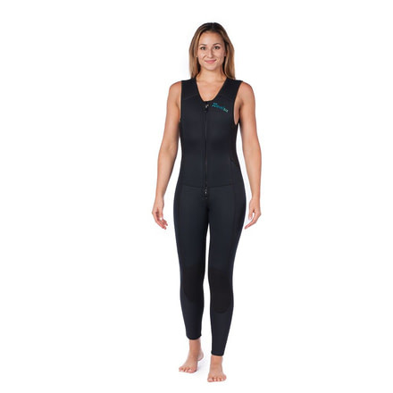 Level Six Womens Farmer Jane Front Zip Wetsuit, Black, 2XL, GWT-JANE-BK-XXL