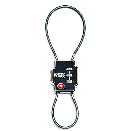Lewis N Clark Double Cable Lock TSA80
