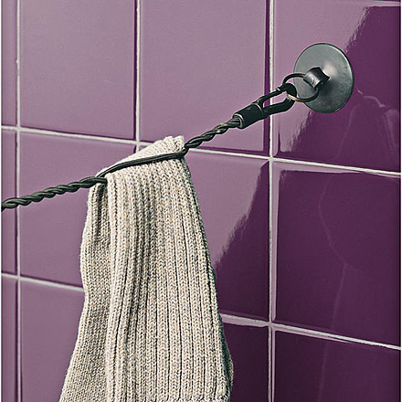 Lewis N Clark Laundry Clothesline Black 754