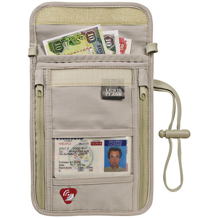 Lewis N Clark Rfid Neck Stash 1267