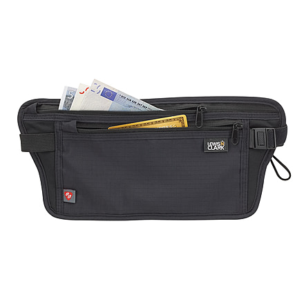 Lewis N Clark RFID Waist Stash, Black 1268BLK