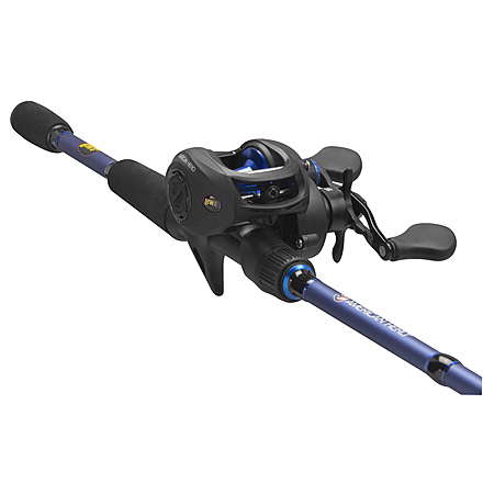 Lews American Hero Baitcast Combo, 7 ft, Medium Heavy, Fast, 6.4:1, Right, 1 Piece, AH1H70MH