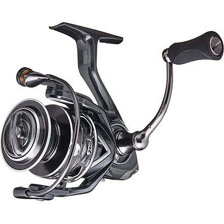 Lew’s Custom Lite 100 Spinning Reel, SZ 100 Reel, 10+1 Bearings, 5.6-1 Ratio, Tanso Tech Frame, Sideplate and Rotor, Aluminum Speed Gears, Hybrid Carbon Drag, Reversible Retrieve, Gray, CL100