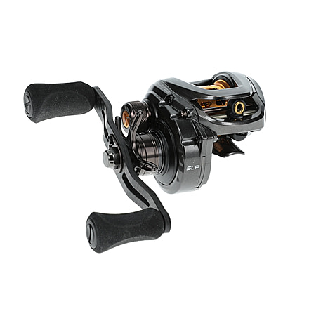 Lew’s Custom Lite SS Baitcast Reel, 10+1 Double Shielded Bearings, 7.5-1 Ratio, Super Shallow 30 mm Spool, Tanso Tech Frame, Carbon Fiber Drag, RH Retrieve, Carbon Gray, CLSS1SH