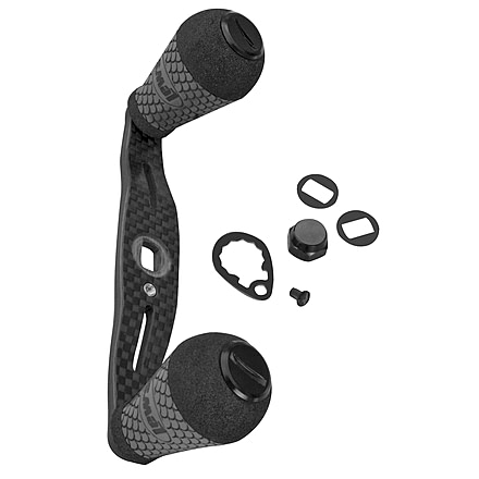Lews Custom Shop Carbon Handle Standard Round, Charcoal, CSCHCC