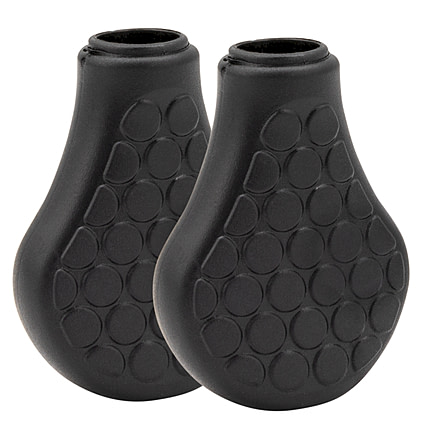 Lew’s Custom Speed Shop Combat Grip Paddle Knobs, Black, 2-Pack, CSCKB