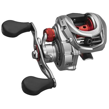 Lew’s Laser MG Baitcast Reel, Super Low Profile, RH Retrieve, 7.5-1 Ratio, 7+1 Bearings, LSG1SHAMG