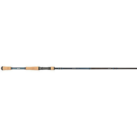 Lew’s LFS Casting Rod, 6ft 8in, 1-PC Rod w/ Medium and Fast, LFS-X3 Blank, Cork Split-Grip, Fuji Concept O Guides, Full Contact Reel Seat, Blue/Black, LFS68M