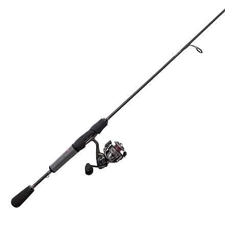 Lew’s Speed Spin CRX Spinning Reel and Rod Combo, 6ft, 1-PC HM40 Graphite Rod, Light, Fast, SZ 100 Reel, 9+1 Bearings, 5.2-1 Ratio, Speed Gears, Gray/Black/Red, SSC1060LS