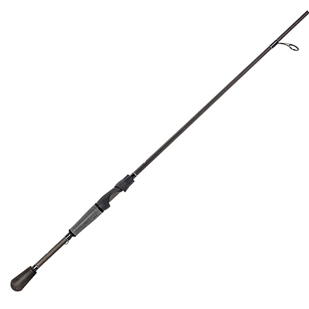 Lew’s TP2 Spinning Rod, 7ft 2in, 1-PC HM45 Graphite Rod w/ Medium  and Extra-Fast, Winn Dri-Tac Split-Grip, SoftTouch Reel Seat, No Foul Hook Keeper, Black/Gray, TP272MXFS