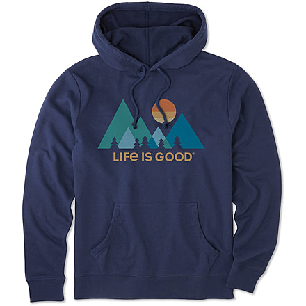 Life Is Good Simply True Hoodie Hoodies - Mens, Darkest Blue, Large, 55173-L