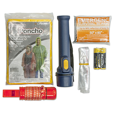 Lifeline Survival Water Bottle Kit 8 Pieces 4003505