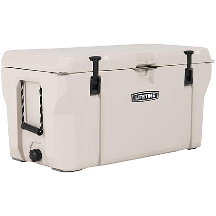 Lifetime Products 115 Quart High Performance Cooler, Khaki/Black, 91000