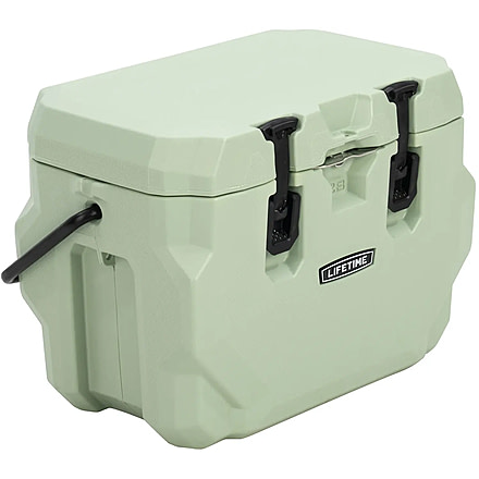 Lifetime Products Glacier, 28 Quart, Hard Cooler, Light Sage, Medium, 91416
