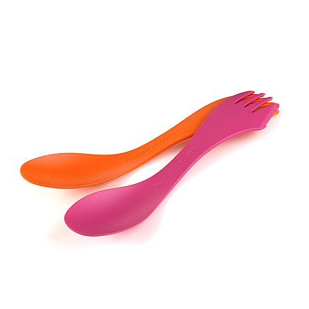 Light My Fire Serving Spork Fuchia and Orange S-SP-L-2PK-FU-ORG
