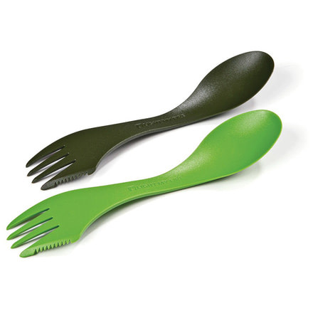 Light My Fire Spork Lefty 2 Pk - Grn/drk Grn S-SP-LEFTY-T-GRN