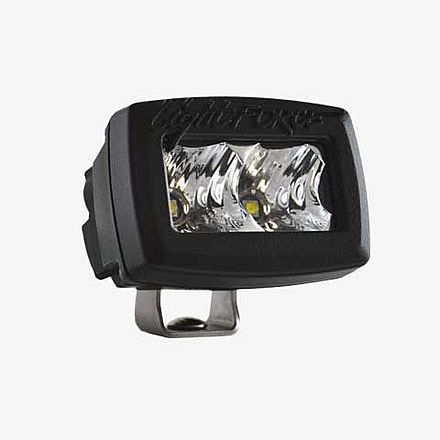 Lightforce Performance Lighting 2 in Rok10 Single Row 5W Chips, Spot Beam, Black, ROK10S