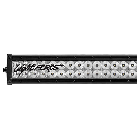 Lightforce Performance Lighting 30 in Dual Row Dual Wattage Led Bar Flashlight, Black, D30XPUS