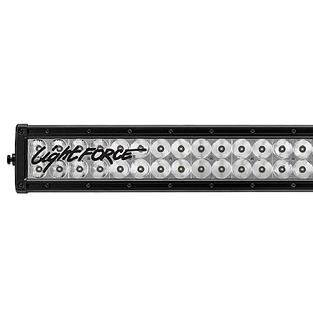 Lightforce Performance Lighting 50 in Dual Row Bar 5W Combination, Black, LEDBD50CUS