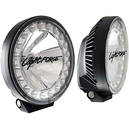 Lightforce Performance Lighting 9 in HTX 2 Hybrid 50W Hid Led Combo Flashlight, Black, HTXMK2US 