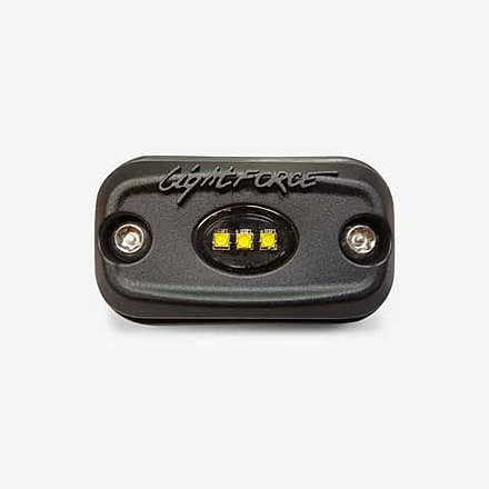 Lightforce Performance Lighting ROK9 9W Surface Mountable Flat and Tube Base, CBROK9-GJQC