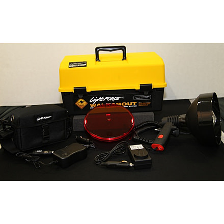 Lightforce Performance Lighting Striker Variable Power Dimmer, 9 Amp Hr Battery And Bag, Yellow/Black CBWALKPACVPU
