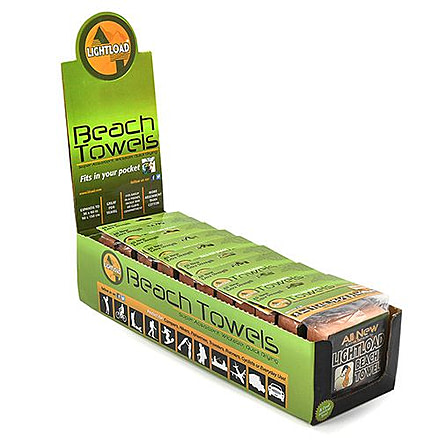 Lightload Towel Lightload Extra Strength Beach Towel, 12 Pack, Orange, Lyocell, LLT-00386