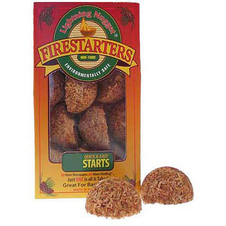 Lightning Nuggets Fire Starters - 12 Count