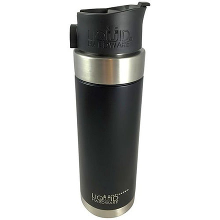 Liquid Hardware Aurora Insulated Cafe Mug, 20oz, Matte Black, Matte Black, LIQ-04316