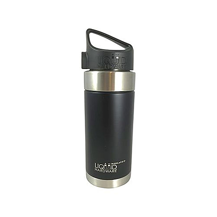Liquid Hardware Sidewinder Insulated Bottle, 16oz, Matte Blk, Matte Black, LIQ-04347